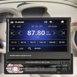 Автомобильная Bluetooth автомагнитола в машину с выдвижным экраном SWM 9601G Car Stereo (205)