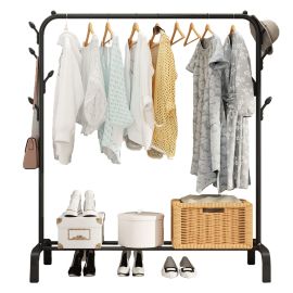 Стійка-вішалка для одягу Clothes Rack TW603 Чорний (N-75)