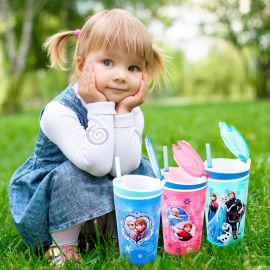 Кружка непроливайка детская "Frozen Disney"/626