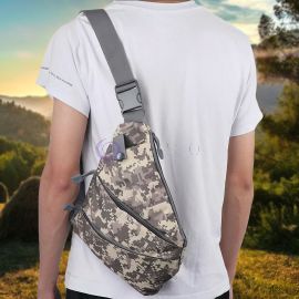 Мужская сумка Cross Body/Сумка Мессенджер пиксельный камуфляж/205
