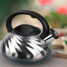 Чайник металлический со свистком Maestro 3,0 л MR-1321-Grey/235