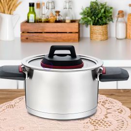 Кастрюля 24 см на 5,5 л. со складными ручками Maestro MR-3530-24/235