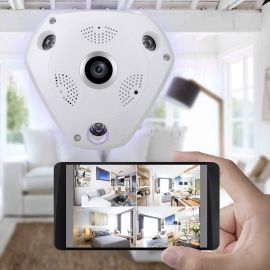 Стельова панорамна камера відеоспостереження MicroSD VR360 IPC CAMERA 1317VR WIFI (205)