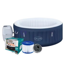 Надувне джакузі-СПА аеромасаж з підігрівом 4 місця, фільтр-насос Lay-Z-Spa Miami, Bestway 6001C, 180 х 66 см 669 л