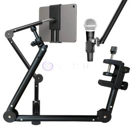 Регулируемая профессиональная настольная стойка-штатив для телефона/микрофона FB35