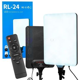 Универсальная профессиональная студийная лампа-прожектор для освещения на фото и видео Fill Light RL-24 LED
