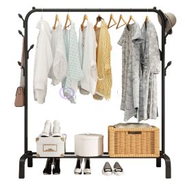 Стійка-вішалка для одягу Clothes Rack TW603 Чорний (N-75)